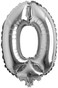 Generic 0 Number Foil Balloon 16-Inch