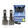 Toby&rsquo;s TY60 MAX H7 2 Pieces Car LED Headlight Bulbs Original 120W/Pair Power 12000/Pair Lumens With Color Temperature 6500K