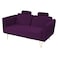 In House Rosela 2 In 1 Sofabed Velvet Upholstered - Dark Purple
