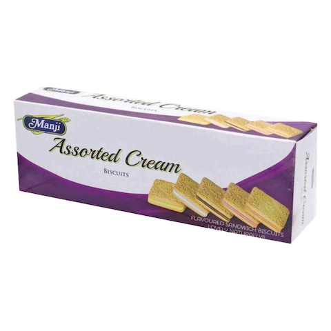 Manji Assorted Cream Biscuits 160g