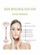 Fullive Rose Quartz Face Jade Roller Set Pink