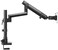 Twisted Minds Aluminum Single 17-32 Inch LCD Slim Pole Monitor Desk Mount Fully Adjustable Gas Spring Stand For Display, 17.6Lbs Weight Capacity-Assisted Monitor Arm