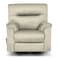 In House Velvet Rocking Recliner Chair - Light Beige - AB01