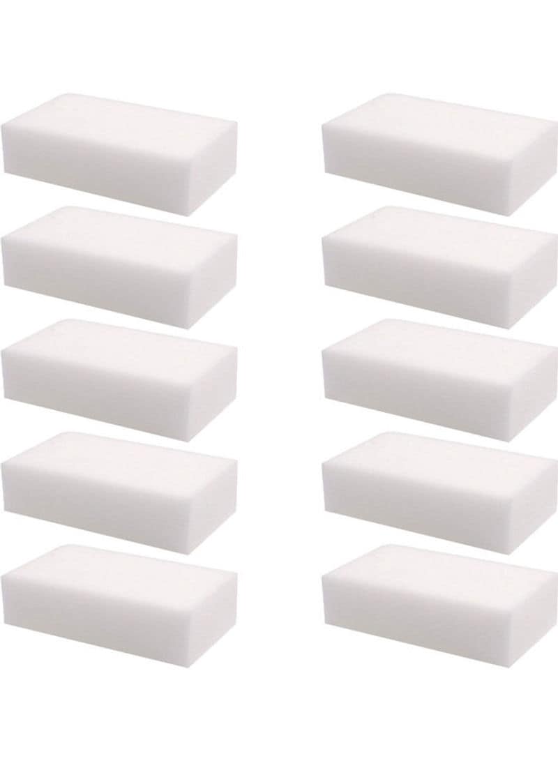Buy Generic 10-Piece Magic Sponge Pad Set White Online | Carrefour KSA