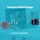 Rapoo A60 Wired Compact PC Stereo Speakers, 3.5mm Audio Input, USB Powered, 2 Stereo Speaker Independent Wire Control, Computer, Smartphone, Tablet, Music Player, White/Black