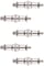 Coopic 5 Pcs Standard 1/4 To 3/8 Inch Metal Male Convertor Threaded Screw Adapter Spigot Stud For Studio Light Stand, Hotshoe/Coldshoe Adapter, Ball Head, Wireless Flash Receiver, Trigger