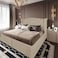 In House Al Dimashqi Linen Bed Frame - King - 200x200cm - Light Beige