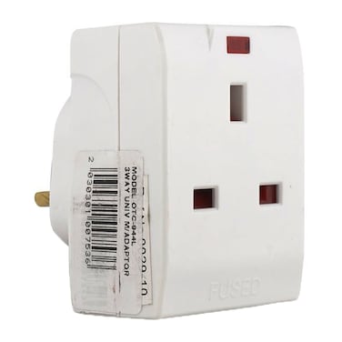 Oshtraco 3-Way Universal Adapter 13Amp OTC-937L White