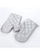 Generic Anti-Scalding Microwave Baking Silver Coated Gloves Silver 25X14X0Centimeter