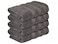 4-Piece Large 70x140 cm Bath Towels Luxury Hotel Quality 600 GSM 100% Genuine Combed Cotton, Super Soft &amp; Absorbent - Dark Grey