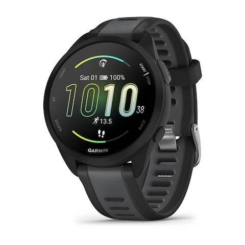 Garmin Forerunner 165 Music Smartwatch Black/Slate grey, 43mm, 010-02863-30