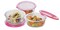 WINDCERA GLASS BOWL 540ML W LID 3PC