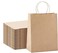 Lavish Brown Paper Bags With Handles, Size : 26X10X36 cm [250-Units] For Gift Bags For Business, Merchandise, Retail, Grocery, Packaging, Party Favor