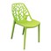 Jilphar Furniture Polypropylene Dining Chairs, Green- JP1038C