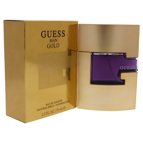 Guess Man Gold Eau De Toilette For Men - 75ml