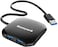 Honeywell Momentum 4 Port Non Powered USB 3.0 Hub- Glossy Black