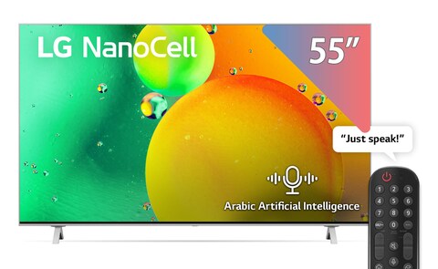 LG 55-inch 4K UHD Smart TV with WebOS - 55NANO776QA
