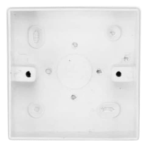 PVC Mounting Back Box White 3x3 Inch