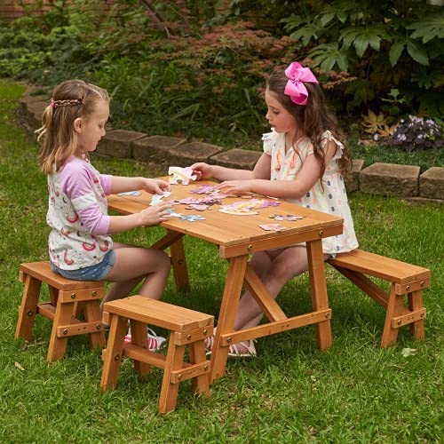 Kidkraft Outdoor Picnic Table Set Amber, 10264