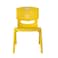 Esqube Kids Chair, Strong And Durable Kids Plastic School Study Chair, Yellow (1-5 Years)
