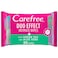 Carefree Duo Effect Intimate Wipes with Green Tea and Aloe Vera 20 Wipes