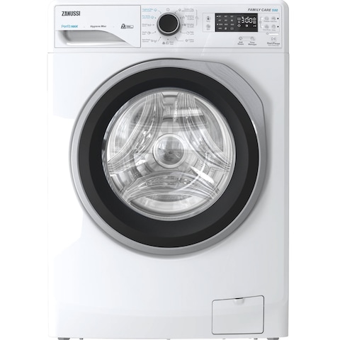 Zanussi Perlamax Front Load Washing Machine - 7Kg - White - ZWF7240WS5