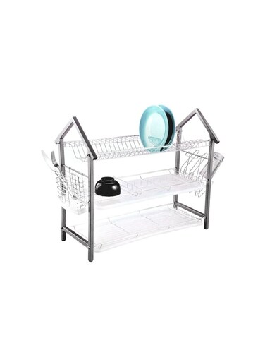 Buy L.T.R 3-Tiers Dish Rack 47.5 cm Online | Carrefour UAE