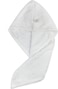 1Chase Terry Hair Towel Wrap, 100% Cotton, Bath Shower Head Towel, Quick Magic Dryer, White
