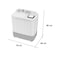 Top Loading Semi-Automatic Washing Machine 6 kg 226 kW BWS-006 White (Installation Not Included)