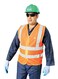 Vaultex - Reflective Net Vest Orange Small