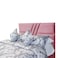 In House Granada Velvet Bed Frame - King - 200x180 cm - Light Pink