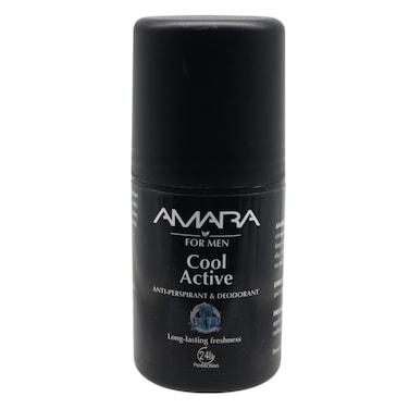 Amara Cool Active Anti Perspirant Deodorant Roll On For Man 100ml