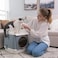 Pakeway Free Cabin Litter Box - Pink 45.9x54.9x49.2cm