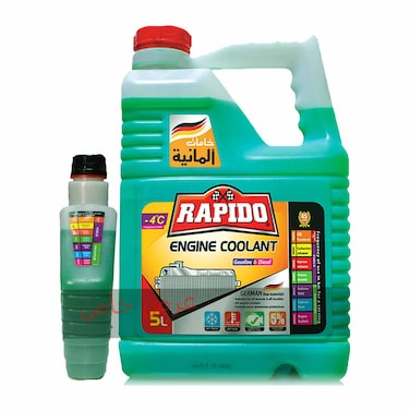 مبرد محرك السيارة من رابيدو - 5 لتر + عبوة 1 لتر
