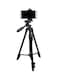Yunteng Lightweight Aluminum Tripod With Bluetooth Shutter Black