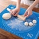 ZELKEY Non-Stick Silicone Reusable Pastry Fondant Dough Roti Chapati Rolling Baking Sheet Mat with Measurements 50 * 40 cm(Pack of 1,Multicolor)
