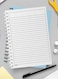 Lowha Spiral Notebook With 60 Sheets And Hard Paper Covers With Circular Gradient Design, For Jotting Notes And Reminders, For Work, University, School
