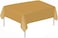 Markq Plastic Tablecloth for Rectangle Table 54" x 72" Disposable Table Cover for Bridal Shower Wedding Birthday Party Decorations (Gold)