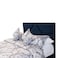 In House Cordoba Velvet Bed Frame - Single - 200x100 cm - Dark Blue