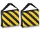 Coopic Set Of Two Black/Yellow Heavy Duty Sand Bag Photography Studio Video Stage Film Sandbag Saddlebag For Light Stands Boom Arms Tripods