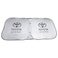 Combo Offer - Buy 2 Pcs TOYOTA Car Seat Cover + Windshield Car Sunshade &amp; Get Free TOYOTA Metal Car Keychain