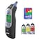 Braun ThermoScan 7 Ear Thermometer IRT 6520 With Age Precision Colour Coded Display 21 Caps Included - Black