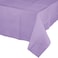 Creative Converting Touch of Color Plastic Table Cover- 54-Inch x 108-Inch Size- Luscious Lavender