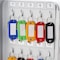 Rubik Key Cabinet Wall Mount Design with Key Lock, Secure Metal Key Safe Box, Best Wall Mounted Key Safety Box Cabinet Design (20 Key Capacity) White