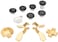Venom Customisation kit for Xbox One Elite Series 2 Controller Replacement Part Custom Accessory Kit - Gold