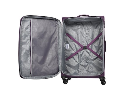 American Tourister Duncan Spinner 2 Wheel Luggage Trolley Purple 83cm