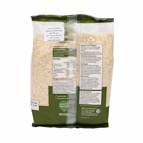 White&#39;s Oat Bran Medium Cut 500g