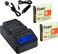 DMK Power 2PCS NP-BG1 Battery 950mAh with Quick Rapid LCD Charger Compatible with Sony DSC-H3 DSC-H7 etc,