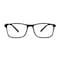 TOM OLIVER Blue Light Blocking Lightweight Computer Screen Glasses, Computer Reading/Gaming/TV/Phone for Women Men Teens Anti Eyestrain &amp; UV Glare (Rectangle,Black)