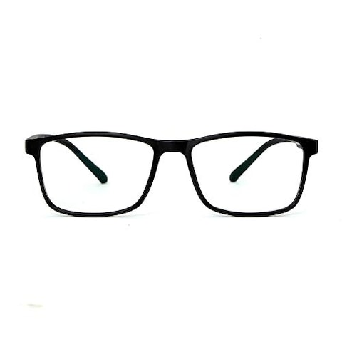 TOM OLIVER Blue Light Blocking Lightweight Computer Screen Glasses, Computer Reading/Gaming/TV/Phone for Women Men Teens Anti Eyestrain &amp; UV Glare (Rectangle,Black)